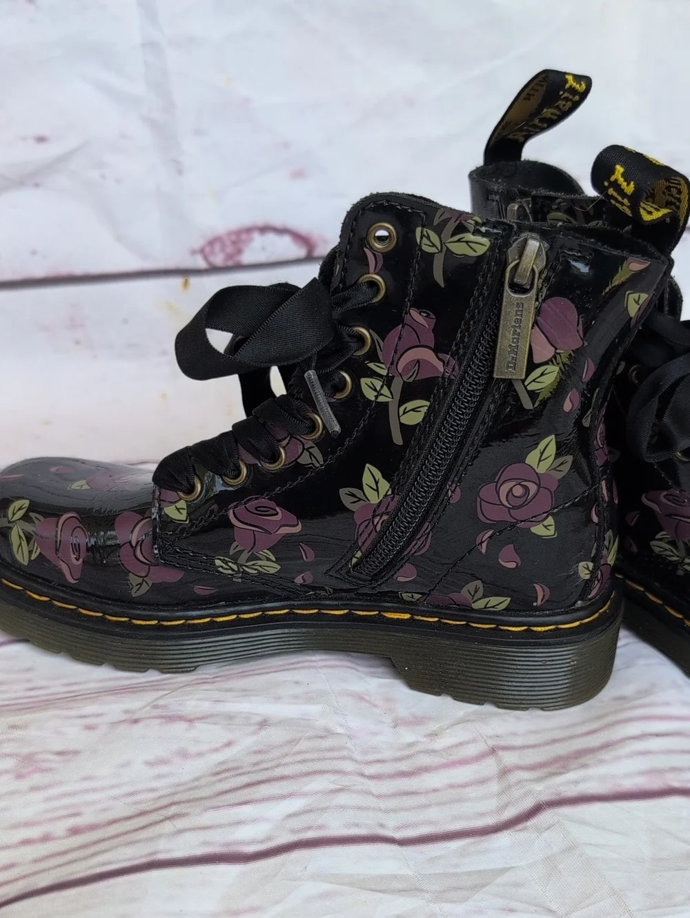 Dr. Martens floral printed
